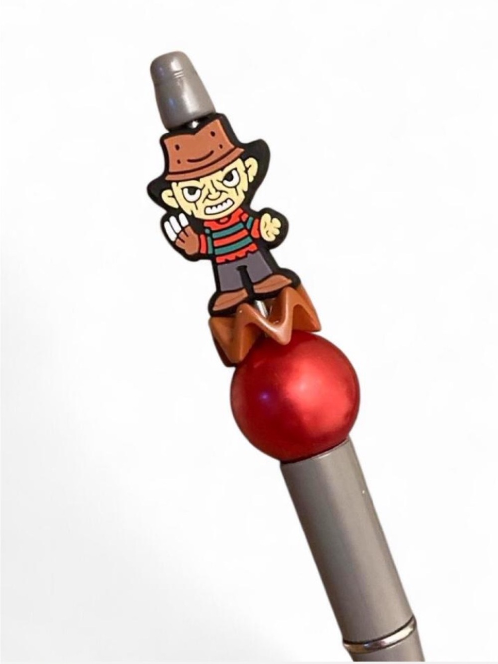 Red Freddy Krueger Pen  - Horror